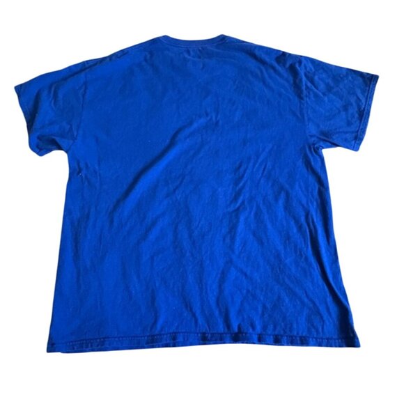 Majestic MLB Baseball Chicago Cubs Short Sleeve '2016' T-Shirt-Blue-XL-GUC - Picture 5 of 5